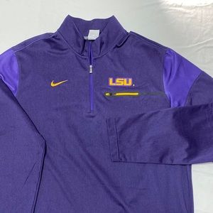 Nike LSU Dri-fit Mens Shirt XL Long sleeve